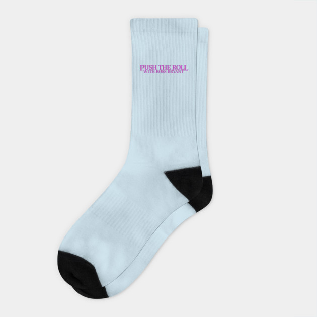 Push the Roll with Ross Bryant - Purple Logo Edition Socks by Push the Roll
