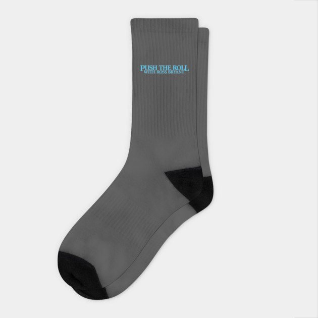 Push the Roll with Ross Bryant - BlueLogo Edition Socks by Push the Roll