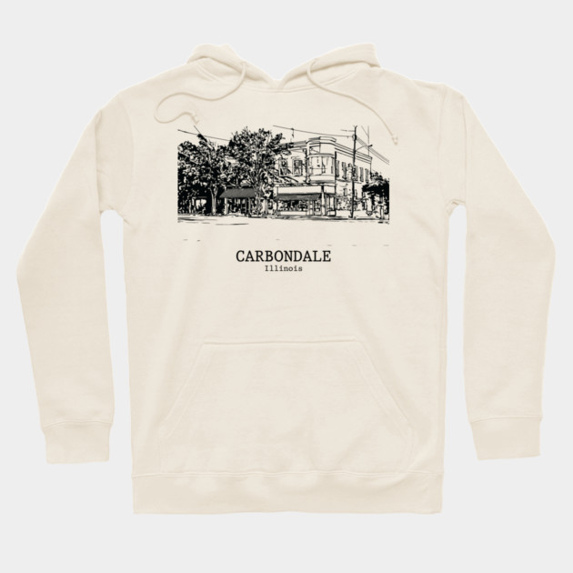 Carbondale - Illinois Hoodie by Lakeric