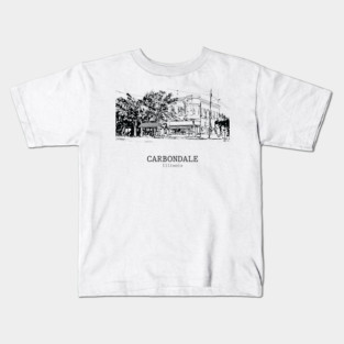 Carbondale - Illinois Kids T-Shirt
