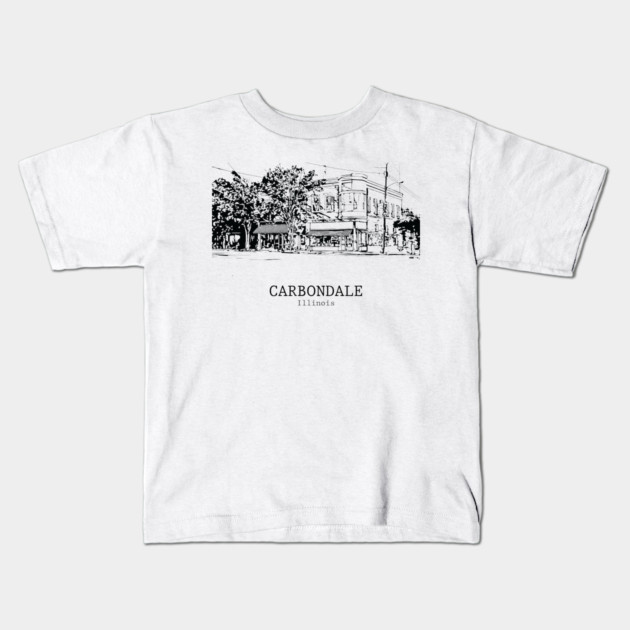 Carbondale - Illinois Kids T-Shirt by Lakeric