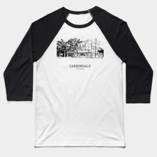 Carbondale - Illinois Baseball T-Shirt