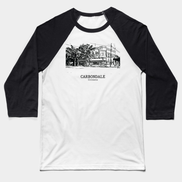 Carbondale - Illinois Baseball T-Shirt by Lakeric