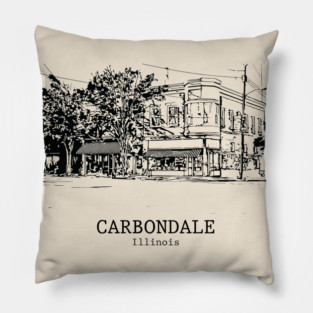 Carbondale - Illinois Pillow