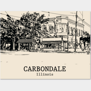 Carbondale - Illinois Posters and Art