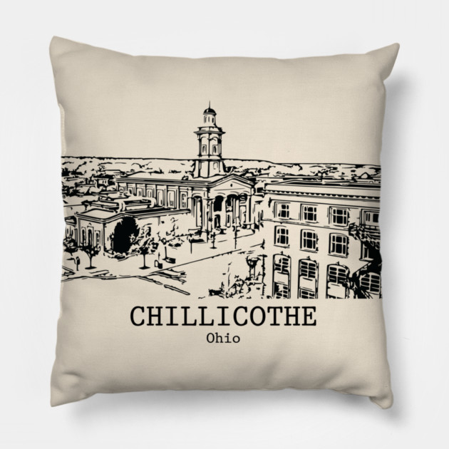 Chillicothe - Ohio Pillow by Lakeric