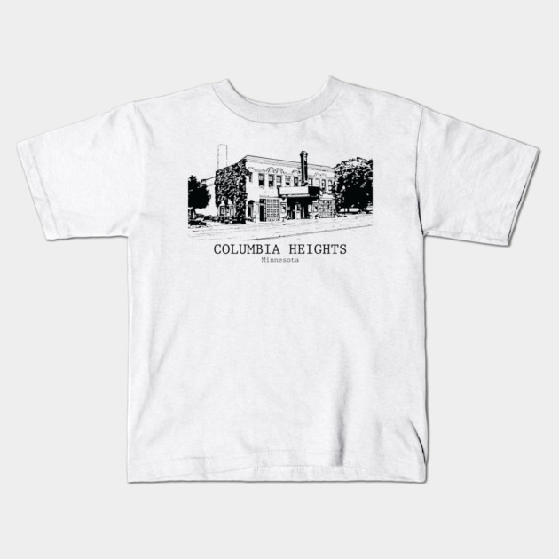 Columbia Heights - Minnesota Kids T-Shirt by Lakeric