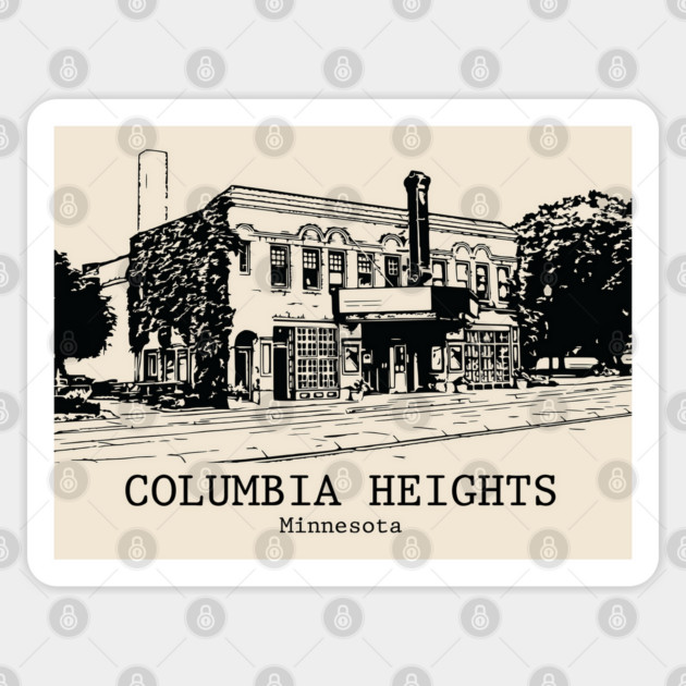 Columbia Heights - Minnesota Sticker by Lakeric