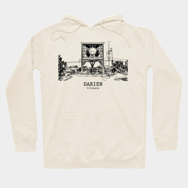 Darien - Illinois Hoodie by Lakeric