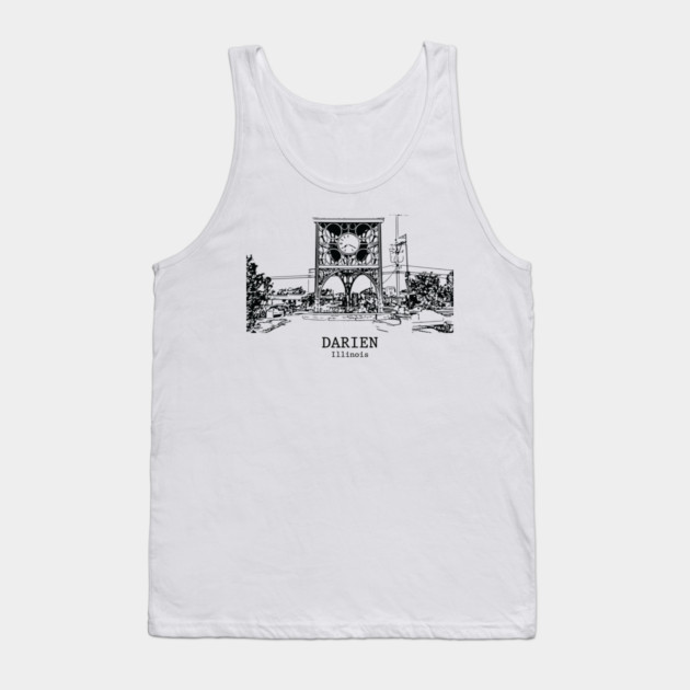 Darien - Illinois Tank Top by Lakeric