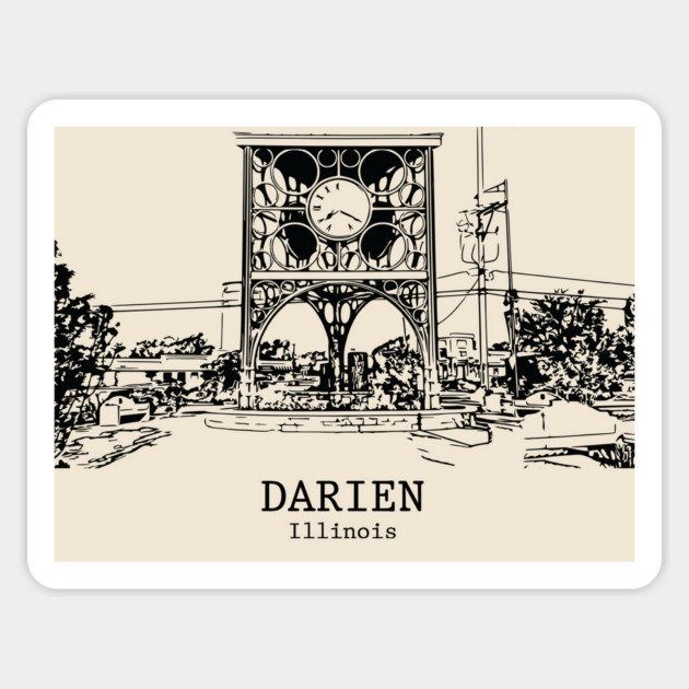 Darien - Illinois Magnet by Lakeric
