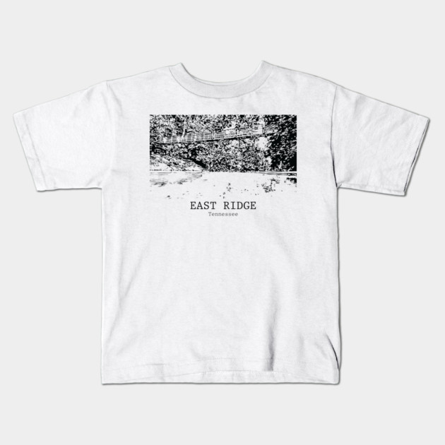 East Ridge - Tennessee Kids T-Shirt by Lakeric