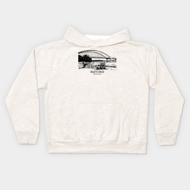 Hastings - Minnesota Kids Hoodie by Lakeric