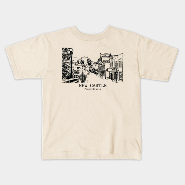 New Castle - Pennsylvania Kids T-Shirt by Lakeric