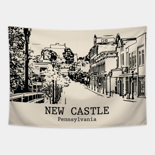 New Castle - Pennsylvania Tapestry by Lakeric