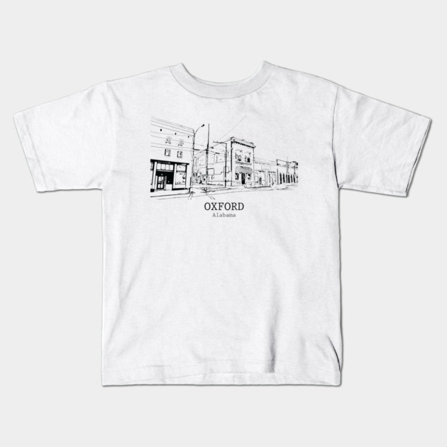 Oxford - Alabama Kids T-Shirt by Lakeric