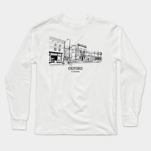 Oxford - Alabama Long Sleeve T-Shirt by Lakeric