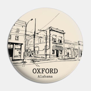 Oxford - Alabama Pin