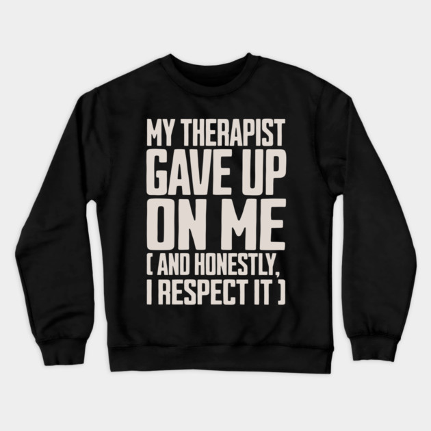 Certified Relatable Disaster - dark Crewneck Sweatshirt by Designed By Marty