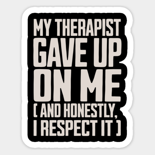 Certified Relatable Disaster - dark Sticker by Designed By Marty