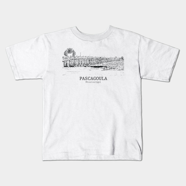 Pascagoula - Mississippi Kids T-Shirt by Lakeric