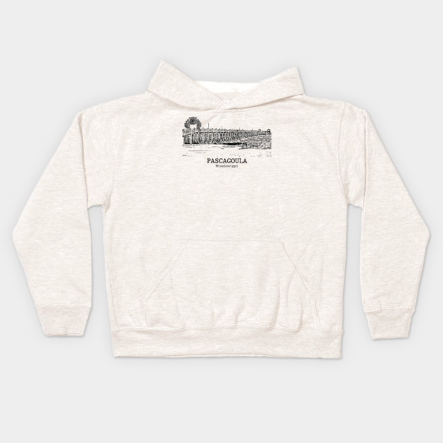 Pascagoula - Mississippi Kids Hoodie by Lakeric
