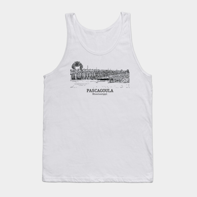 Pascagoula - Mississippi Tank Top by Lakeric