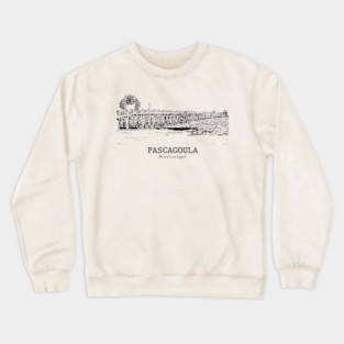 Pascagoula - Mississippi Crewneck Sweatshirt