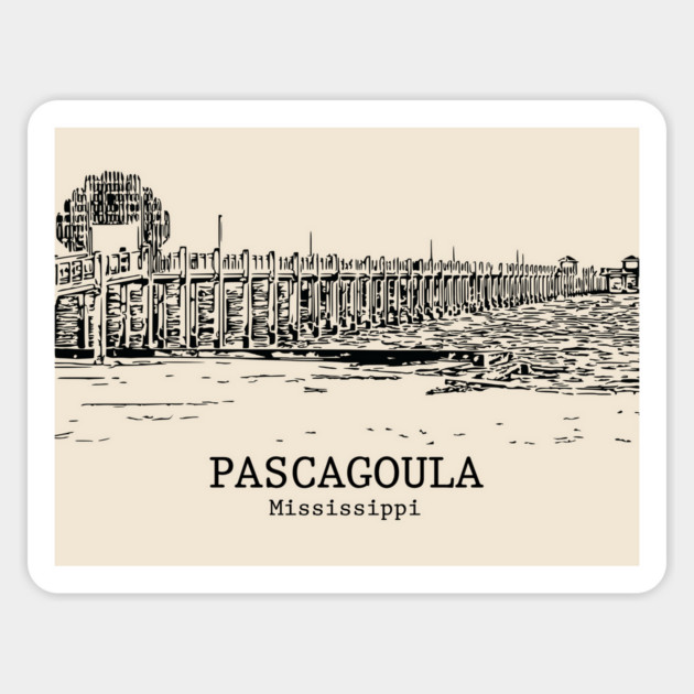 Pascagoula - Mississippi Magnet by Lakeric