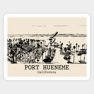 Port Hueneme - California Sticker
