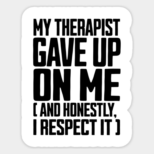 Certified Relatable Disaster - light Sticker by Designed By Marty