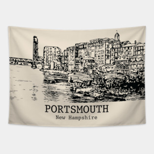 Portsmouth - New Hampshire Tapestry