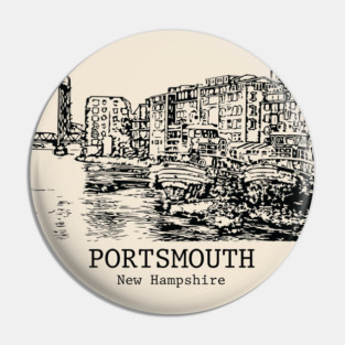 Portsmouth - New Hampshire Pin