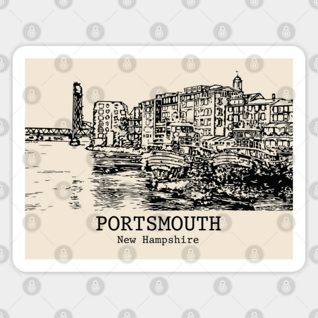 Portsmouth - New Hampshire Sticker by Lakeric