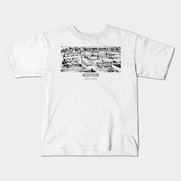 Ruston - Louisiana Kids T-Shirt by Lakeric