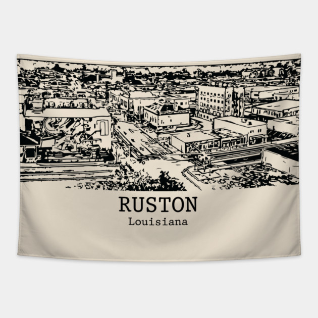 Ruston - Louisiana Tapestry by Lakeric