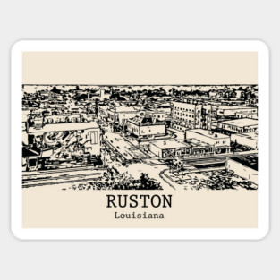 Ruston - Louisiana Sticker