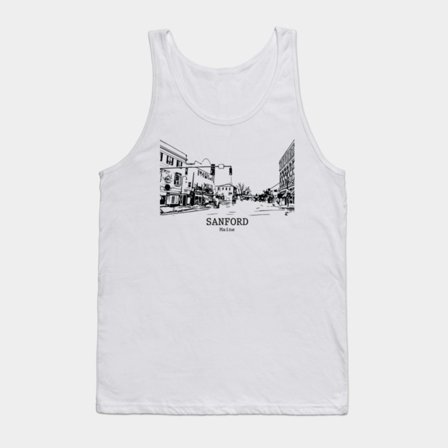 Sanford - Maine Tank Top by Lakeric