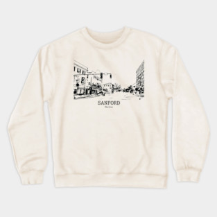 Sanford - Maine Crewneck Sweatshirt