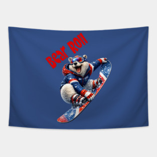 Bear Roll Tapestry