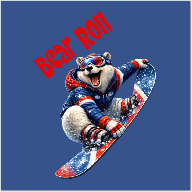 Bear Roll Wall Art by CrazyGirl