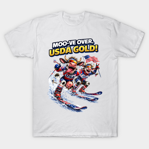 USDA Gold T-Shirt by CrazyGirl