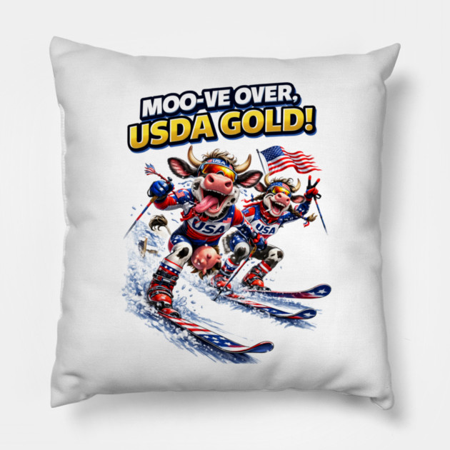 USDA Gold Pillow by CrazyGirl