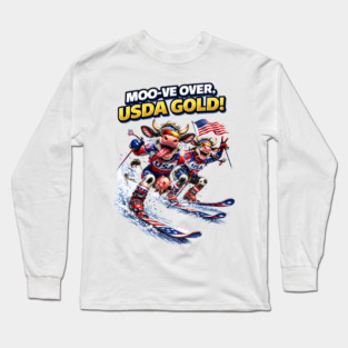 USDA Gold Long Sleeve T-Shirt