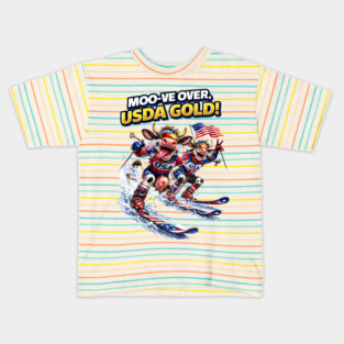 USDA Gold Kids T-Shirt