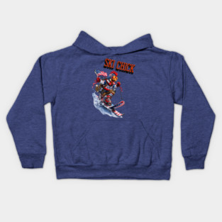 Ski Chick Kids Hoodie