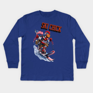 Ski Chick Kids Long Sleeve T-Shirt