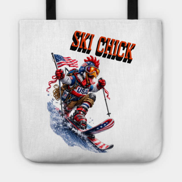 Ski Chick Tote by CrazyGirl