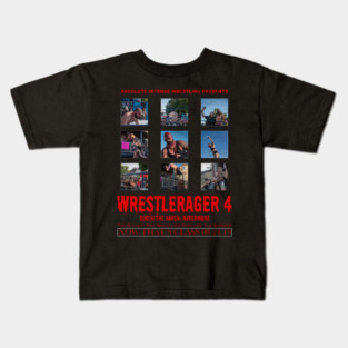 AIW WRESTLERAGER 4 Kids T-Shirt