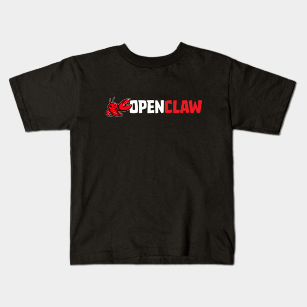 OpenClaw Logo Kids T-Shirt by Claw Tees